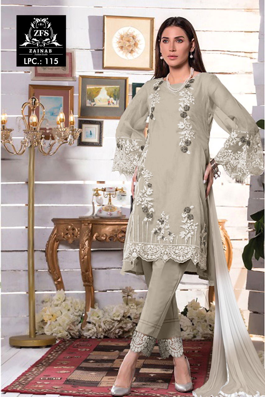 Zainab Fashion Studio Ipc 115 Fancy Festive Wear Designer Ready Made Collection